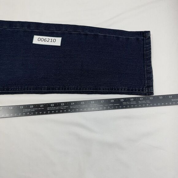 Buffalo David Bitton Ash-x Jeans Men's 34x32 Blue Dark Wash Slim Stretch Denim - Picture 11 of 12